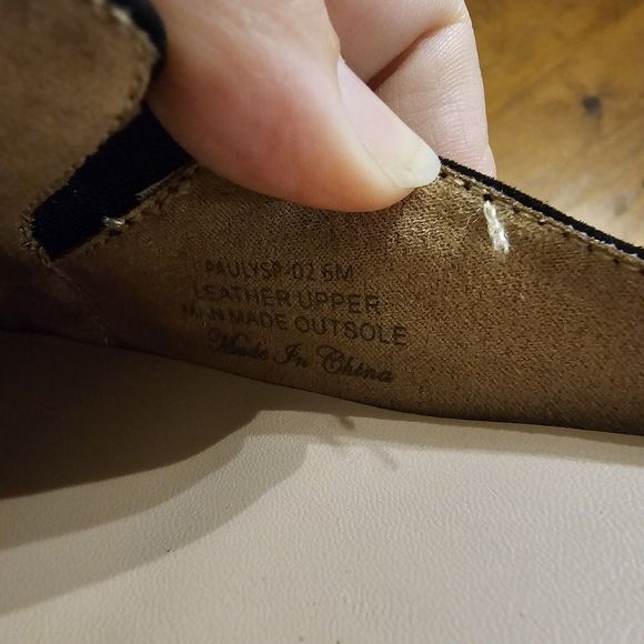 Donald J. Pliner Pauly Black Leather Suede Tassel Mules Women’s Sz 6 - Picture 5 of 8